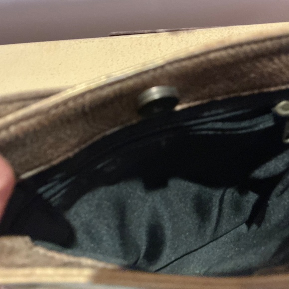 Handpainted Leather Crossbody (signed by artist) - Picture 5 of 6